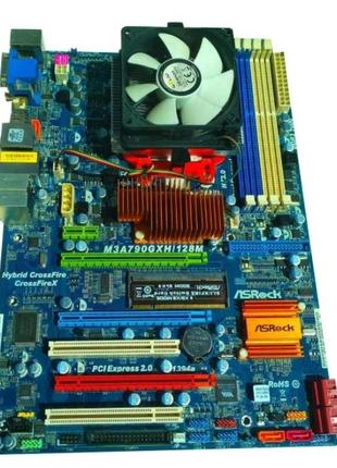 Потужний комплект 6 ядер під ddr3 - процесор amd phenom ii x4 1090t black edition ( 4 ядра по 3.2 ghz) +плата
