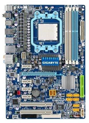 Плата amd sam3 gigabyte ga-ma770t-ud3p c 5ю видеовыходами pci-e, ddr3, поним все! до phenom ii x6 125w