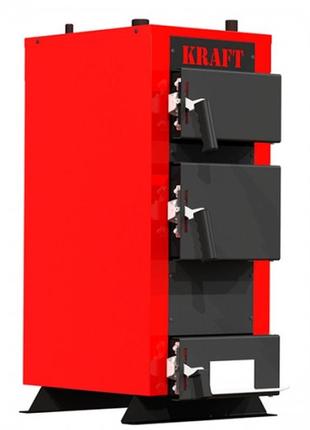 Котел на дрова kraft серія e new, 20 з автоматичним керуванням