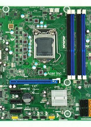 Надежная мат плата s1155 acer m3970 ( ipisb-vr ) на ddr3 /usb3.0 +понимает core- i7,i5,i3 3го поколения 1155