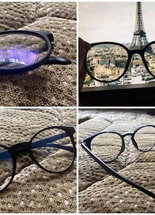 Іміджеві окуляри, антиблікові, для комп'ютера, blu-ray, прозорі6 фото