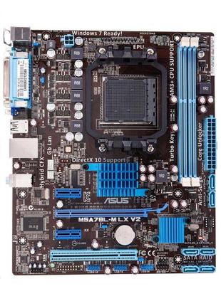 Плата под amd sam3+ am3 asus m5a78l-m lx v2 на ddr3 ! понимает все 2-6 ядерные процы am3 , + fx серию !!!