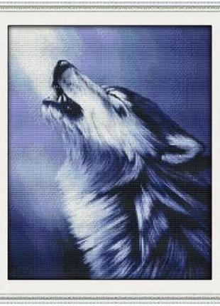 Набір для вишивання за нанесеною на канву схемою "howl". aida 14ct printed 37*45 см