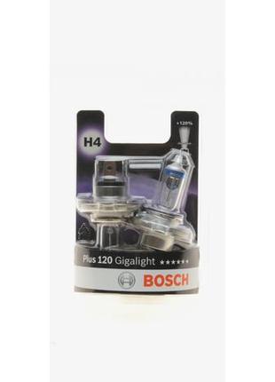 Автолампа bosch h4 12v 60/55w p43t plus 120 gigalight dbl