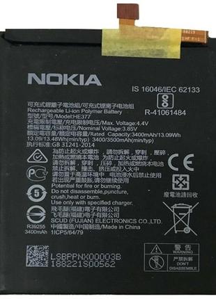 Аккумулятор для nokia he377, he376, nokia 8.1 plus, x71 3500mah