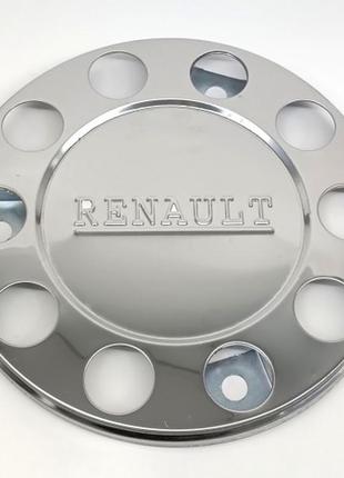 Колпак колеса "корона" 22,5 renault, нержавеющая сталь