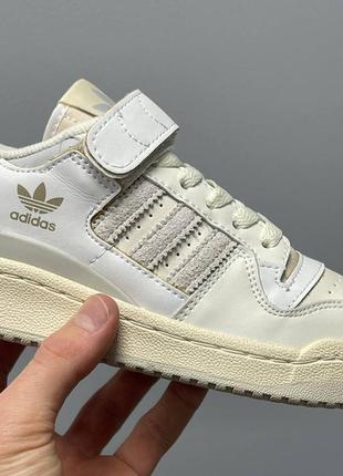 Кроссовки adidas forum 84 low «cream white’6 фото