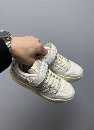 Кроссовки adidas forum 84 low «cream white’3 фото