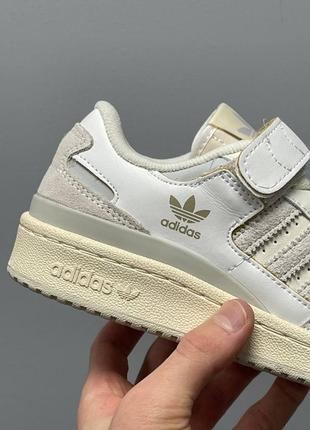 Кроссовки adidas forum 84 low «cream white’8 фото