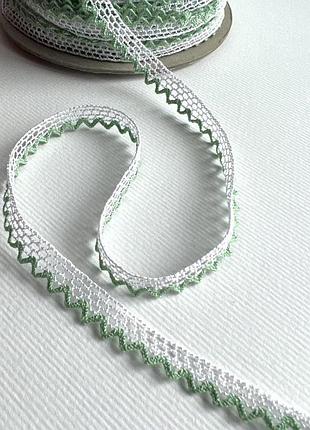 Кужево без еластана зеленое 8мм коттон