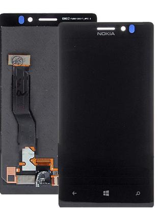 Дисплей для nokia lumia 925 с сенсором черный