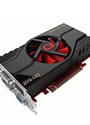 Мощная видеокарта pci-e nvidia geforce gtx 460 на 768 mb gddr5 и высокой битностью - 192 bit с гарантией