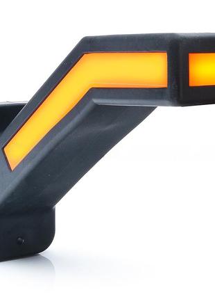 Фонарь габаритный рог led 12-24v, 19 см, задний габарит - указатель поворота, правый, (was)