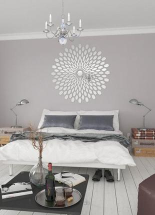 Настінне панно дзеркальне діаметр 1216 мм (r16-2)