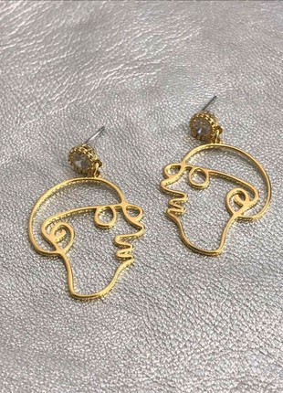 Сережки "ведмедик".