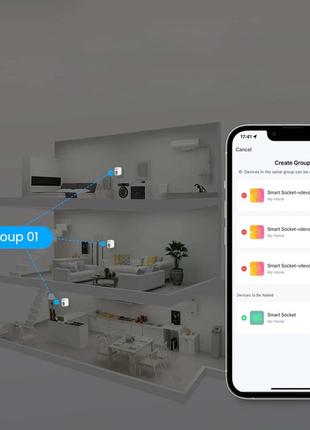 Smart tuya wifi розетка с портами usb умная розетка 16a9 фото