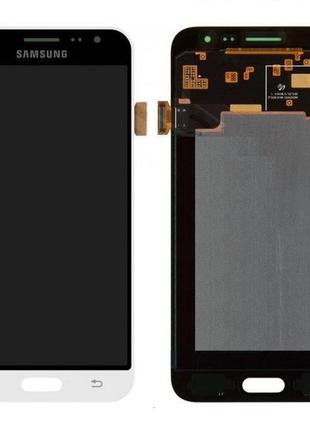Дисплей для samsung j320a, j320f, j320h, j320p, j3109, j320m galaxy j3 (2016) с сенсором белый оригинал
