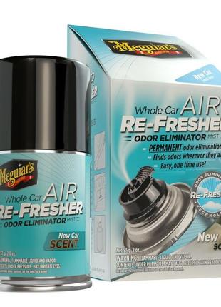 Освіжувач повітря "нове авто" аромат meguiar's g16402 air re-fresher new car scent, 57 г