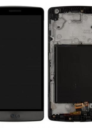 Дисплей для lg g3s d724 с сенсором и рамкой серый (оригинал)
