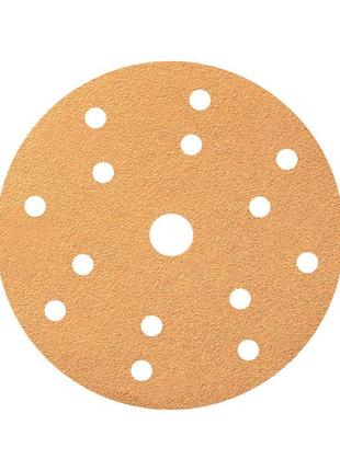 Круг наждачний абразивний для механічної обробки поверхонь smirdex р400 150 мм 15 отворів
