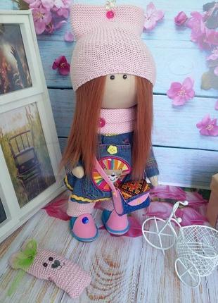 Интерьерная кукла куколка ваниль 27см