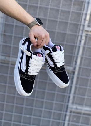 Vans knu school black&amp;white3 фото