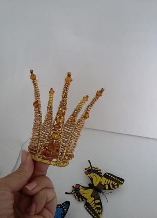 Корона золото скіфів на обручі, обідку3 фото