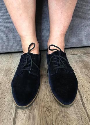 Graceland стильные бархатные туфли cos