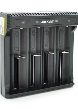 Зп універсальний liitokala lii-l4, 4 канали, led індикація, підтримує li-ion,