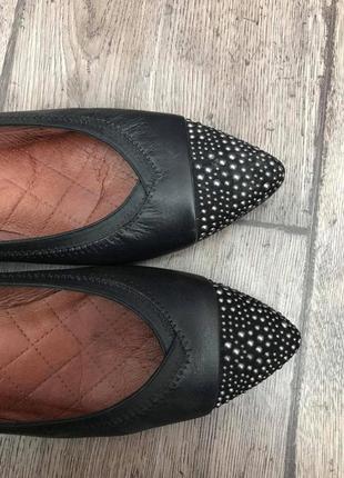 Шкіряні туфлі лодочки hispanitas идеальные кожаные1 фото