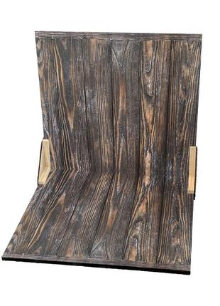 Дерев'яний кутовий фотофон offset