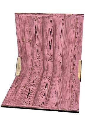 Дерев'яний кутовий фотофон nenka