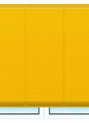 Жалюзи горизонтальные желтого цвета