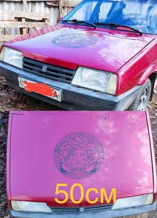 Наклейка на авто/мото на стекло/кузов "версаче (versace) " тюнинг авто - виниловая наклейка любой цвет