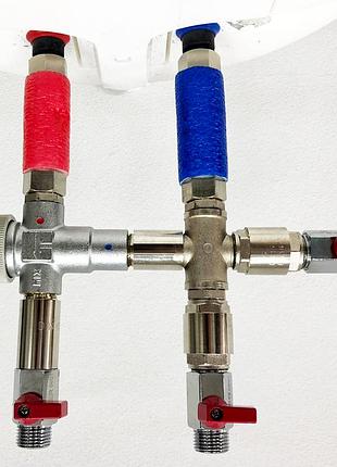 Змішувач-термостат для бойлера, водонагрівача 8.1t solo mix boiler series  з рециркуляцією (без насоса) 1/2 kvant