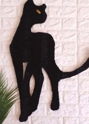 Черная пантера - декор на стену. панно на стену. декор настенный2 фото