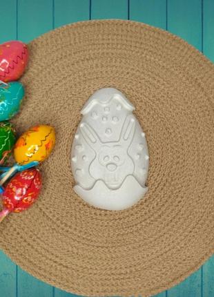 Пасхальные гипсовые фигурки яйцо заец зайчик заяц писанка для творчества для раскраски