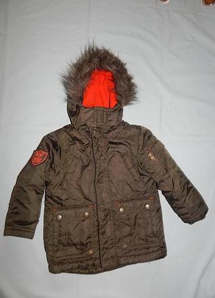 Куртка демісезонна тепла модна на 3 роки 98 сс