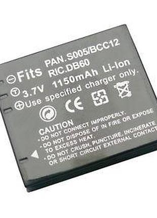 Аккумулятор для камер fujifilm np-70 (dmw-bcc12, cga-s005e, bp-dc4, d-li106, db-60, ia-bh125c - аналог 1150ma