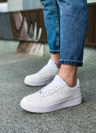 Мужские кроссовки nike air force 1 white