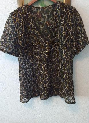 Гипюровая блуза- жакет
