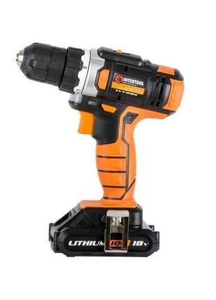 Шуруповерт аккумуляторный intertool - 18 в semipro wt-0314