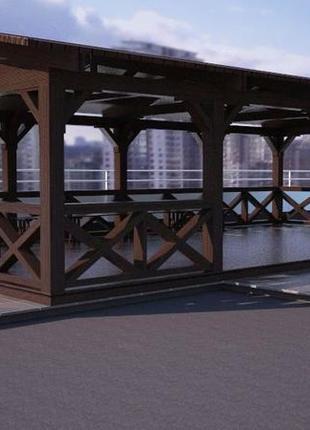 Будівництво альтанки 5*10 (50 кв.м)