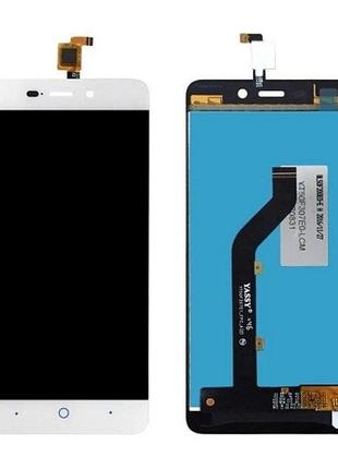 Дисплей для zte blade x3 a452 с сенсором белый