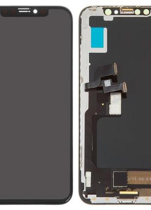 Дисплей для apple iphone x із сенсором чорний (oled)