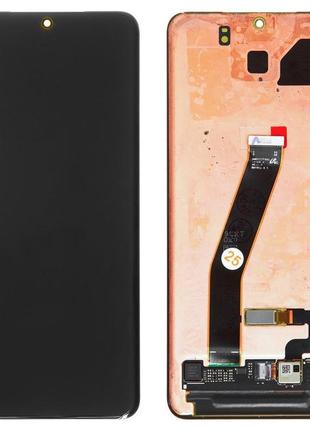 Дисплей для samsung g980 galaxy s20, g981 s20 5g с сенсором черный оригинал