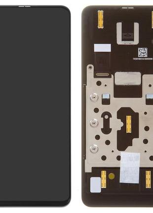 Дисплей для xiaomi mi mix 3 с сенсором и рамкой, черный, оригинал