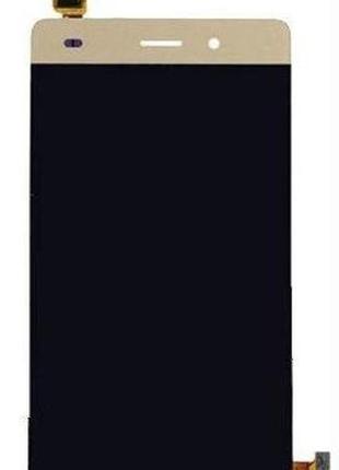 Дисплей для huawei p8 lite 2016 (ale l04, l02, l21) с сенсором золотистый