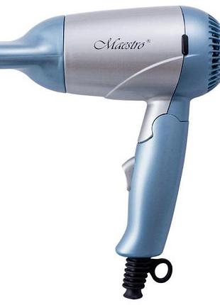 Фен дорожный maestro mr-201-blue