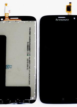 Дисплей для lenovo a859 с сенсорном черный